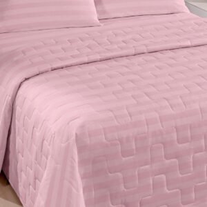 Colcha Damask Buettner Rosa